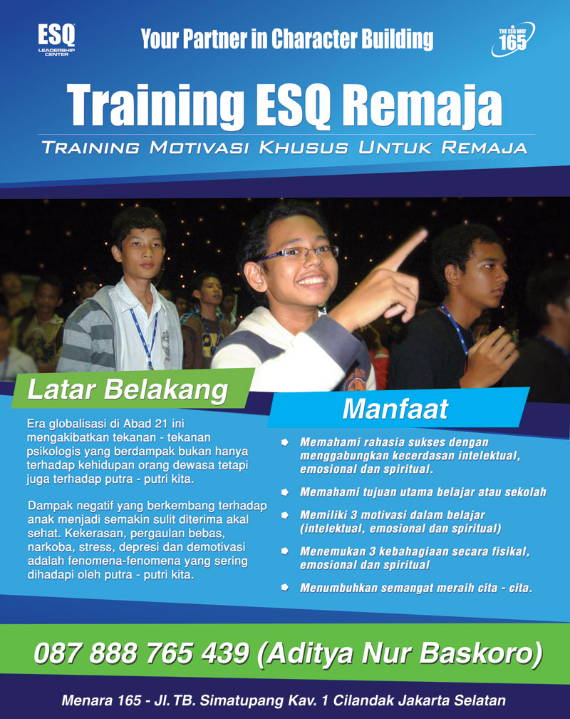 Training ESQ Remaja-Motivasi